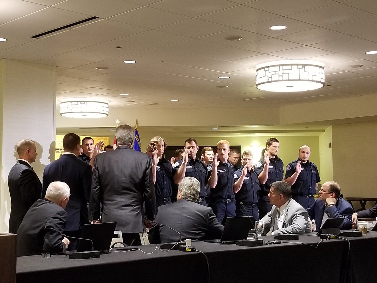 IAFF Executive Board meeting in Seattle and General President swearing in new recruit class of Seattle firefighters into the IAFF.. Welcome!!!