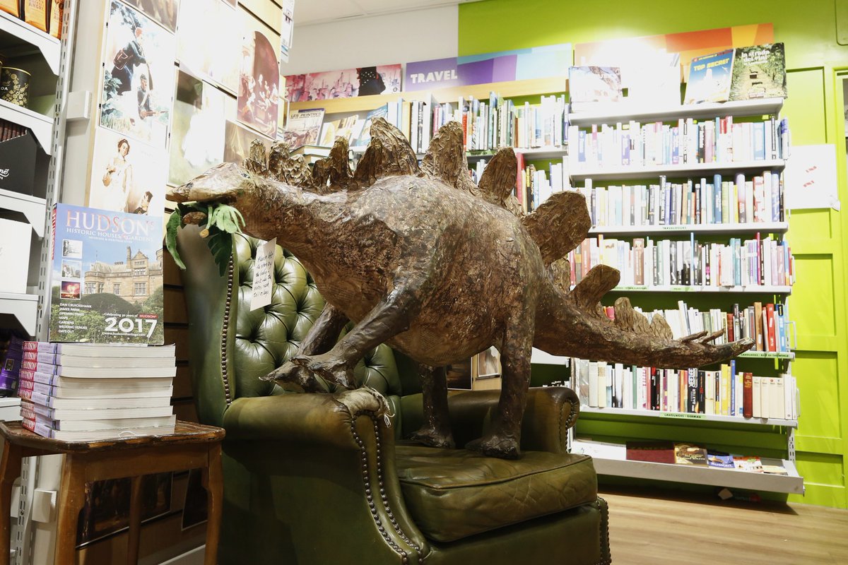 oxfam lincoln books on twitter our stegosaurus taking a break