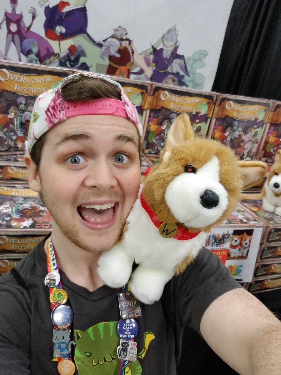 iamacatM30W's tweet photo. Just taking a selfie with an evil plush corgi! Nbd
#origins2018 #overlordsofinfamy #evilcorgiwaffles https://t.co/3JhH4B82d5