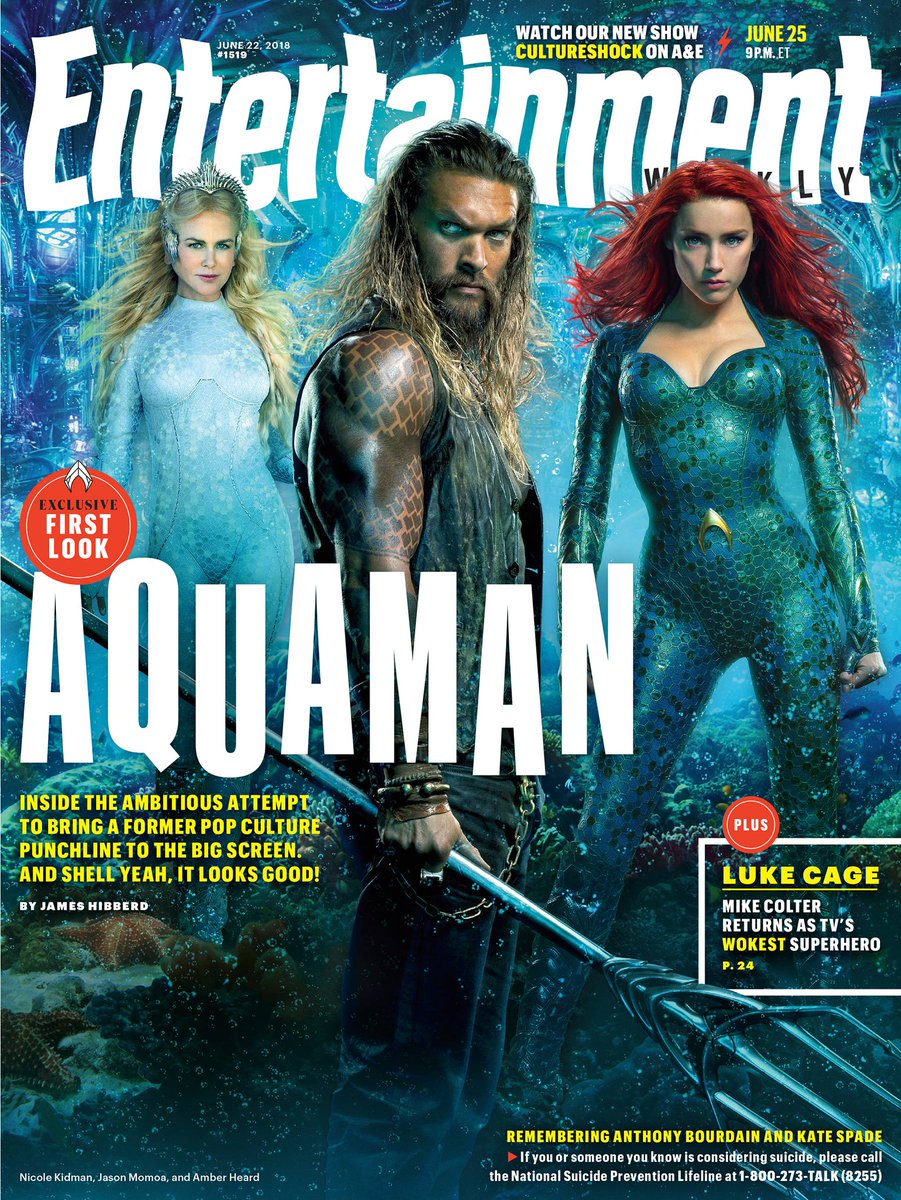 KidmanUpdates's tweet photo. First look of Nicole Kidman as Queen Atlanna in Aquaman courtesy of @EW https://t.co/uCmckxoJBH