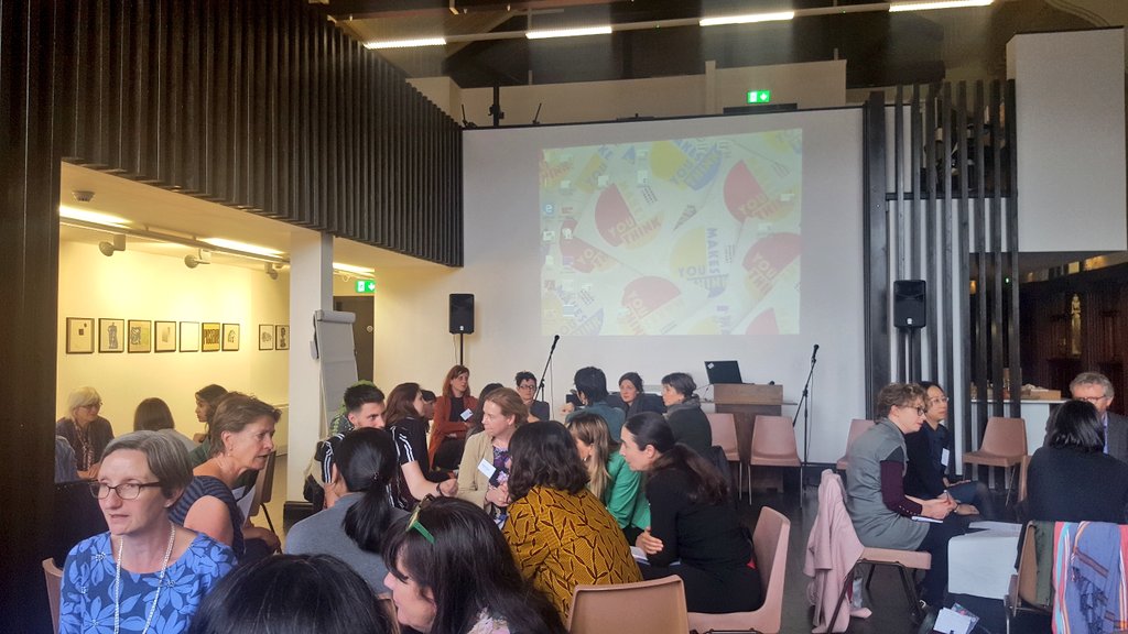 TranslatingF's tweet photo. Lots of interesting discussion at our #KnowledgeExchangeWorkshop #TranslatingFeminismCon18 https://t.co/JliqceRe1S