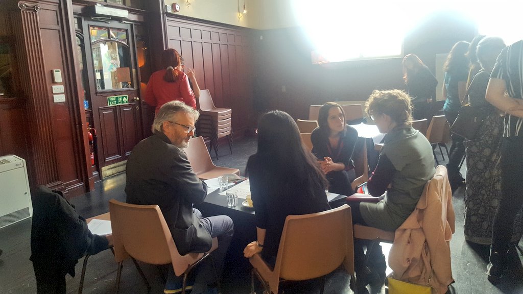 TranslatingF's tweet photo. Lots of interesting discussion at our #KnowledgeExchangeWorkshop #TranslatingFeminismCon18 https://t.co/JliqceRe1S