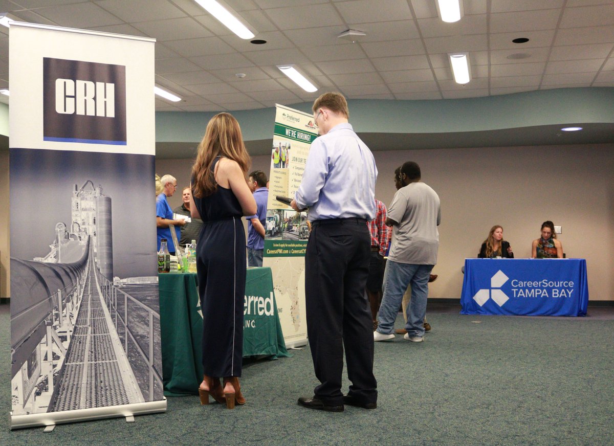 CareerSourceHP's tweet photo. Lots of BIG #opportunity despite all of the adorable toy dump trucks & hard hats! Each companies' display looks AMAZING! Nothing like the swell of excited job-seekers to brighten our morning! #CareerFairs #ConstructionFair #NowHiring #TampaJobs #PinellasJobs https://t.co/9W22fjTwVa