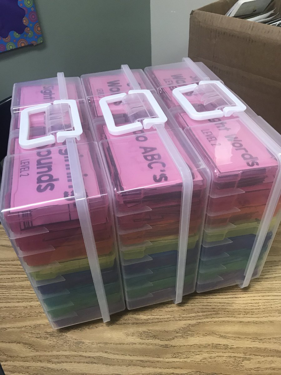 MrsKemmerer1's tweet image. Task boxes ready for summer school!  #taskboxes #handsonlearning #allthevelcro