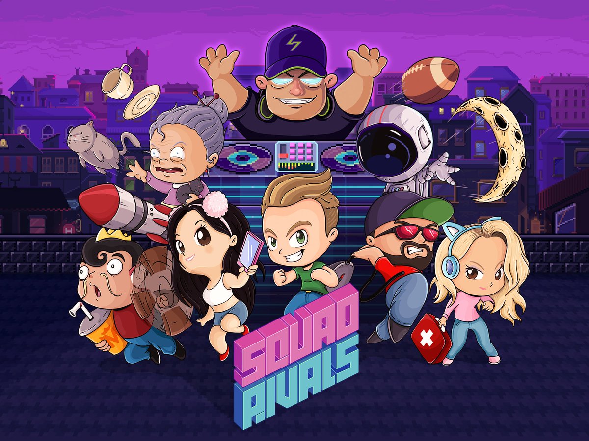 HeyRHEI's tweet image. We're proud to introduce our highly anticipated mobile game, Squad Rivals! Play with @ChadWildClay, @AzzyLand, @TheAngryGrandpa, and many other top digital stars! #SquadRivals

Download now for iOS and Android: squadrivals.page.link/bbtv