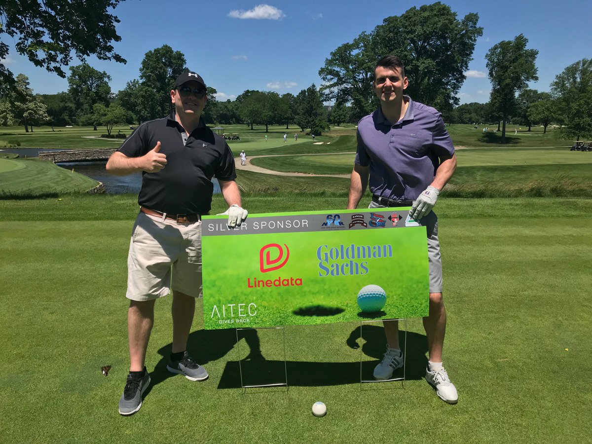 Linedata's tweet image. Teeing off for a great cause! @Linedata &apos;s @jonathanshapir4 &amp;amp; Ryan Kenny helping to raise most money for various Veterans charities at #AITEC 6th Annual Gives Back Foundation Golf Classic #LinedataGivesBack @CatchALiftFund @LeadTheWayFund #Golf #networking #GivesBack