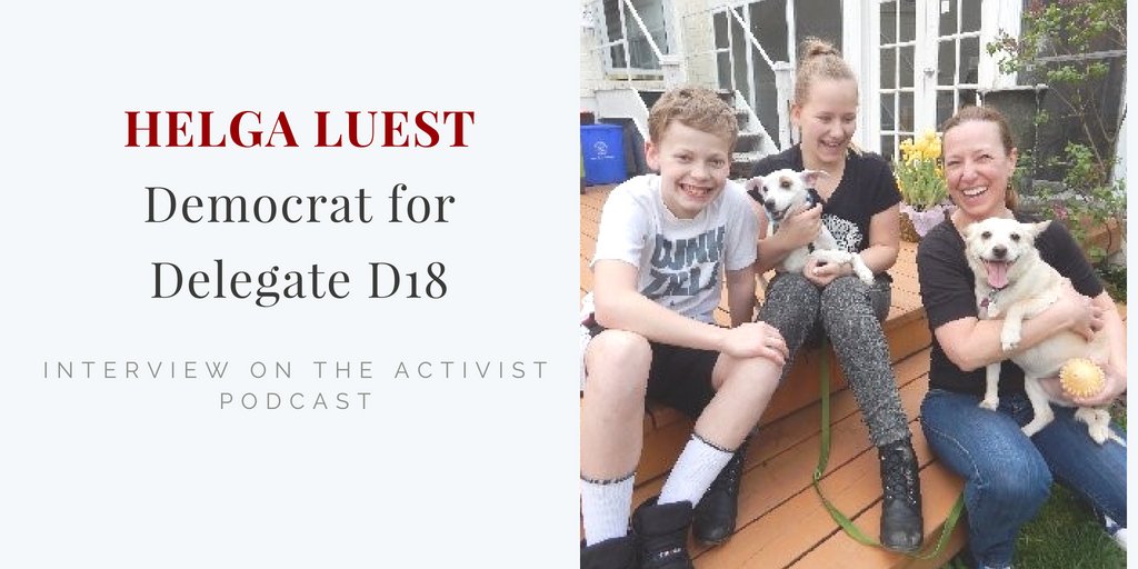 VoteHelga's tweet photo. My positions on #education and school climate, the #environment, and much more on The Activist podcast. https://t.co/8moob0CLa9 https://t.co/7KjrxfId7j