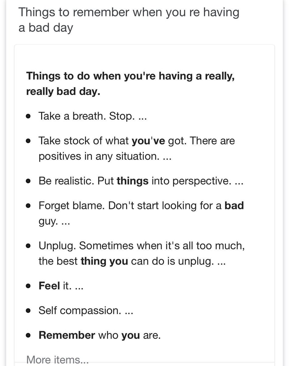 MissK2theB's tweet image. This is my today. Trying to read this and snap out of it. It’s not working. I typed something else into the search and this came up! 🤣 And I need some advice. #badday #reallyreallybadday #horribleattitude #ineedwingsandbeer #whereyouat