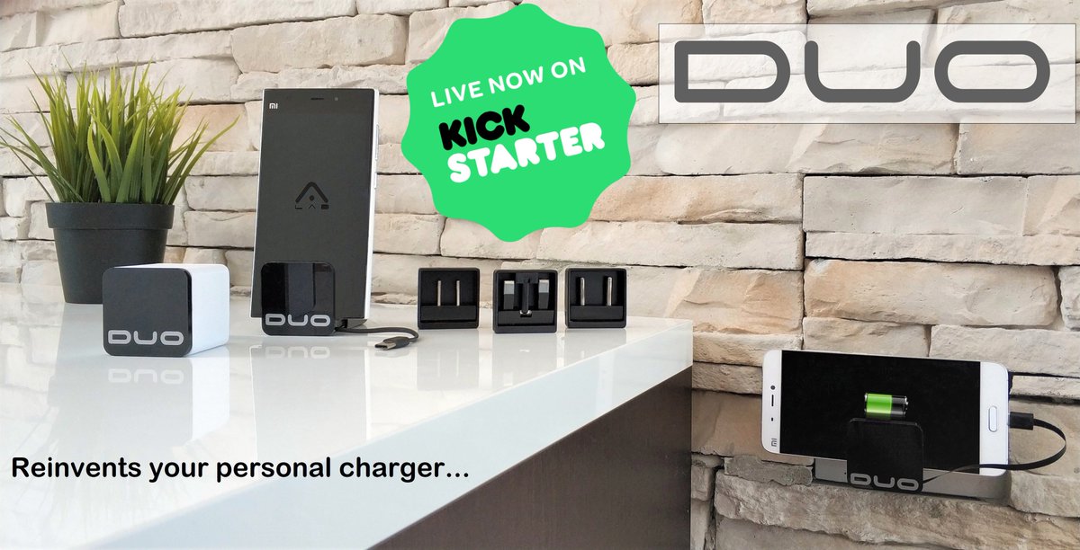 Now #duocharger is live on #Kickstarter ….
A useful #smarthome #charger …

kickstarter.com/projects/19545… …

Share our project with all your friends( twitter,facebook,instagram) 
Thanks!