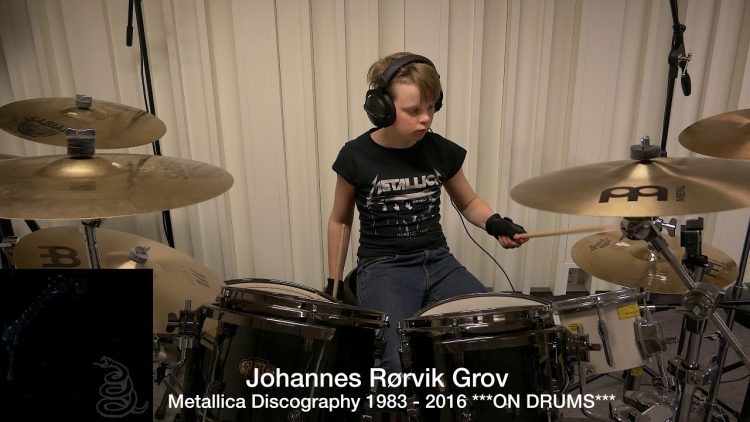 metalinjection's tweet photo. 10-Year-Old Kid Plays Medley Of Every Single METALLICA Song On Drums https://t.co/tgMPxuIkKC https://t.co/Xujljc6NPE