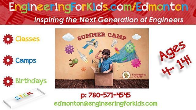 Are your kiddos interested in Science Technology Engineering and Math? @efkalberta has amazing #summercamps for them! #yeg #kids #camp #summercamps #stem ift.tt/2HOqazT