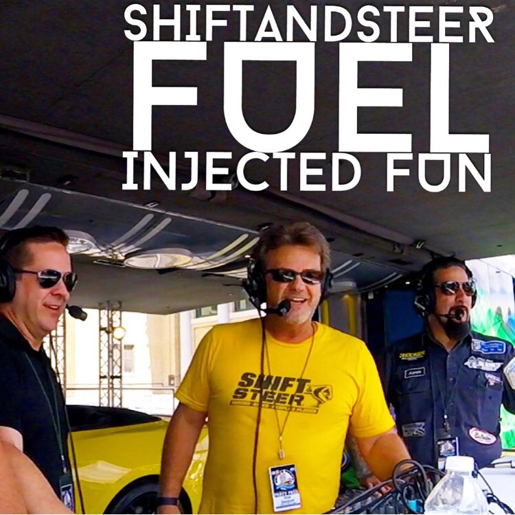 The @ShiftSteerMedia #podcast is one of the top rated #automotive @BradFanshaw Matt D’Andria & Aaron Hagar also do live appearances at #tradshows #carshows #grandopenings Have some Fuel Injected Fun at your next event Contact Charlotte Mielke 714-666-1999 shiftandsteer.com