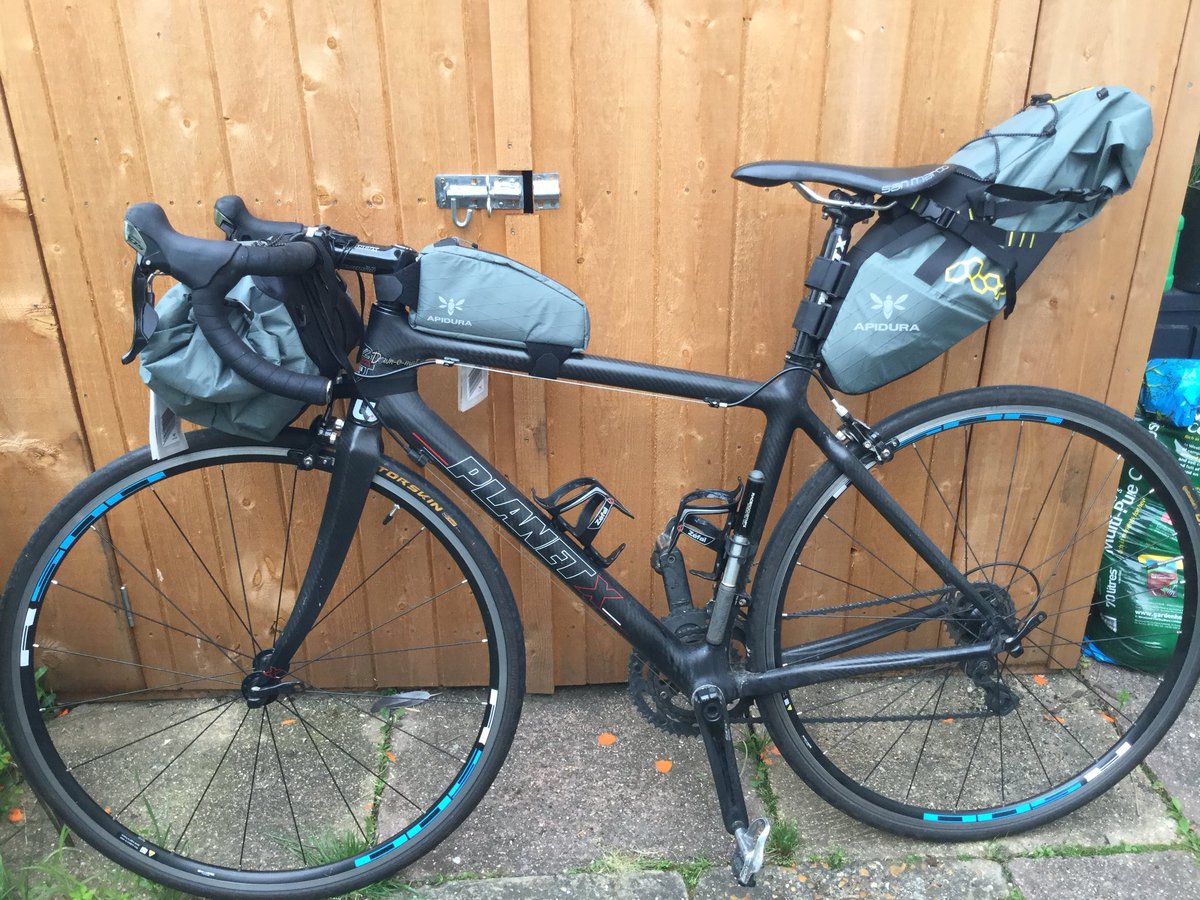 Preparations for my French #bikepacking adventure are progressing nicely. Loving the <a href="/apidura/">APIDURA</a> bags. Just waiting for the last bits of kit to arrive and need to book the ferry...