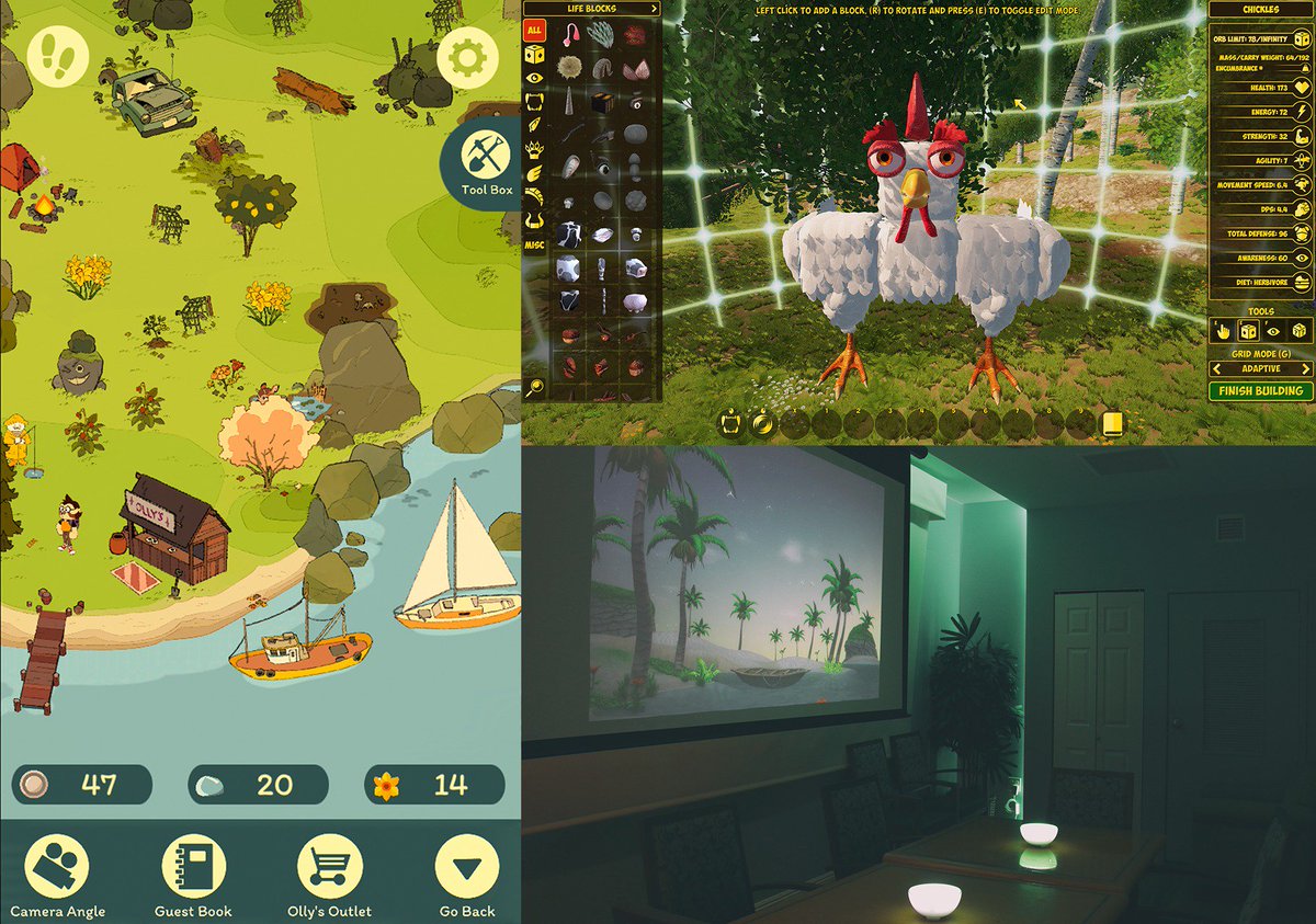 Day 3 of the IndieCade Showcase @ #E32018!
One more day at West Hall #4100, with games like Stepstone Island, CHKN, and Healing Spaces.
Discover all of our E3 games here: indiecade.com/e3_2018/games