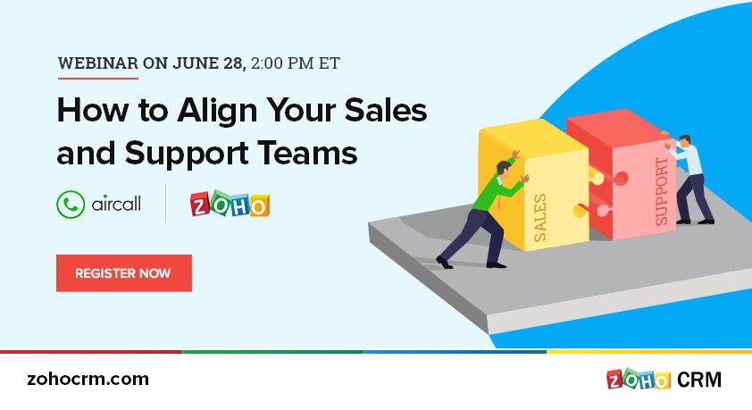 herotechnical's tweet image. 3 Realities Support Pros Wish Their Sales Teams Remembered bit.ly/2laQdbe
#Zoho #ZohoBlog #sales #support