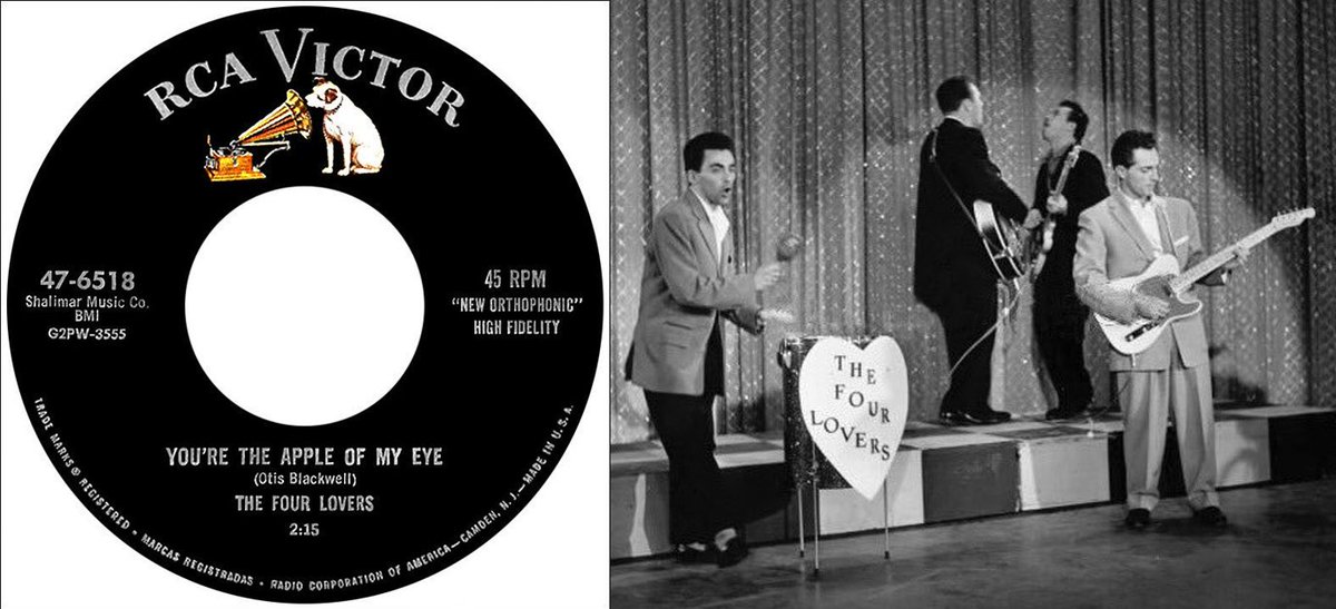 espofootball's tweet photo. #OTD Jun16,1956 "You're the Apple of My Eye" is released by The #FourLovers (later known as the #FourSeasons) the single reaches #62 on the @billboard Hot100. The #FourLovers with #FrankieValli earned an appearance on #EdSullivan Video==> https://t.co/Hvo2OjzqIC https://t.co/XiVNrkng7A