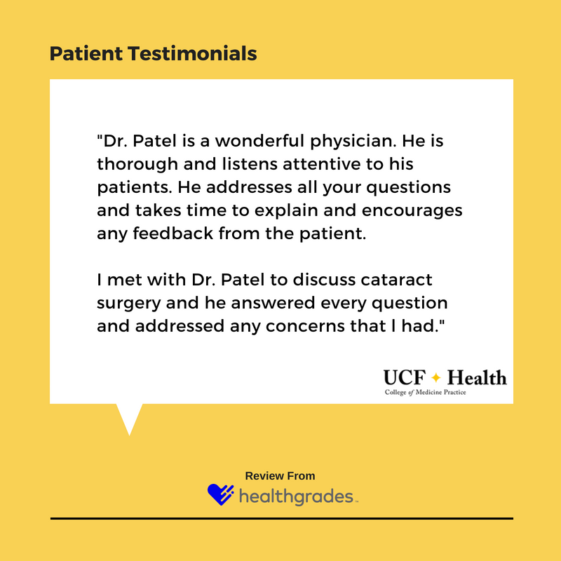 UCFHealth's tweet photo. We appreciate those who take time to leave reviews for UCF Health and our specialists. Our specialists work hard every day to provide the best care possible for patients. https://t.co/VDxNk3Ch5u