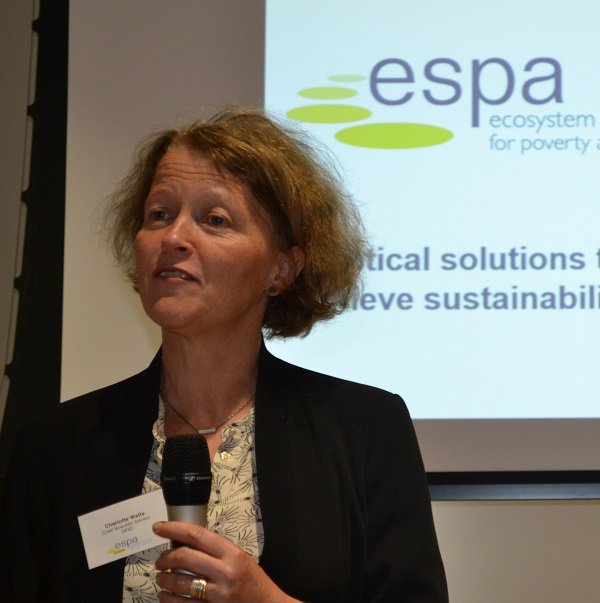 espadirectorate's tweet photo. Charlotte Watts, DFID Chief Scientist: #ESPAScience programme was first @NERCScience @ESRC @DFID_Research collaboration &amp; a flagship for new partnerships &amp; interdisciplinarity https://t.co/fKwNqwY23x