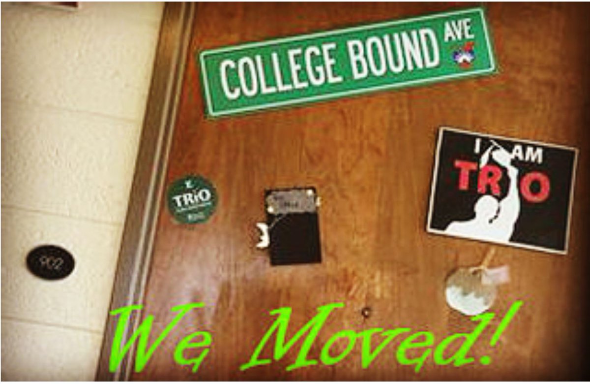 EMU_TRIOSSS's tweet image. We moved! The TRIO SSS office is now located in room 902 in Hoyt Hall! 😀