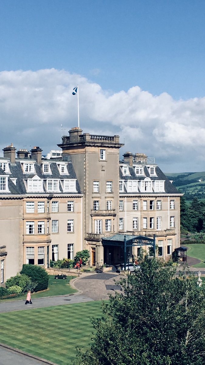 RedmayneHburgh's tweet photo. Beautiful setting for @CitywireWealth Scottish retreat. Really interesting day, now relaxing and enjoying the view! #CWScotland https://t.co/bgQl3ixEKy