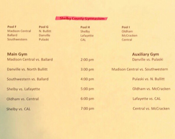 Attention High School Basketball fans -
Our annual Titan-Rockets Summer Shootout tips off tomorrow. 🏀🏀
Pool play schedules attached. Remember to check locations 
*Games plates at both MLCHS and Shelby. Bracket Tournament played Saturday. 
<a href="/mlchs_athletics/">MLCHS Athletics</a> 
<a href="/SCHSRockets/">SCHS Athletics</a>