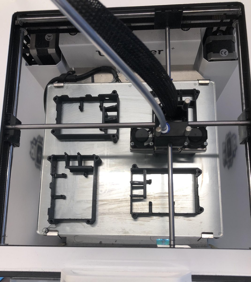 AltitudeTech's tweet image. Work in progress.. Here you see our @iot_bit and @Raspberry_Pi 3 Custom case which includes access to all ports, cooling fans and an external li-ion battery slot. This is for an #assettracking project. Printed on an @Ultimaker #3dprinter #tracking #fleet #innovation #design
