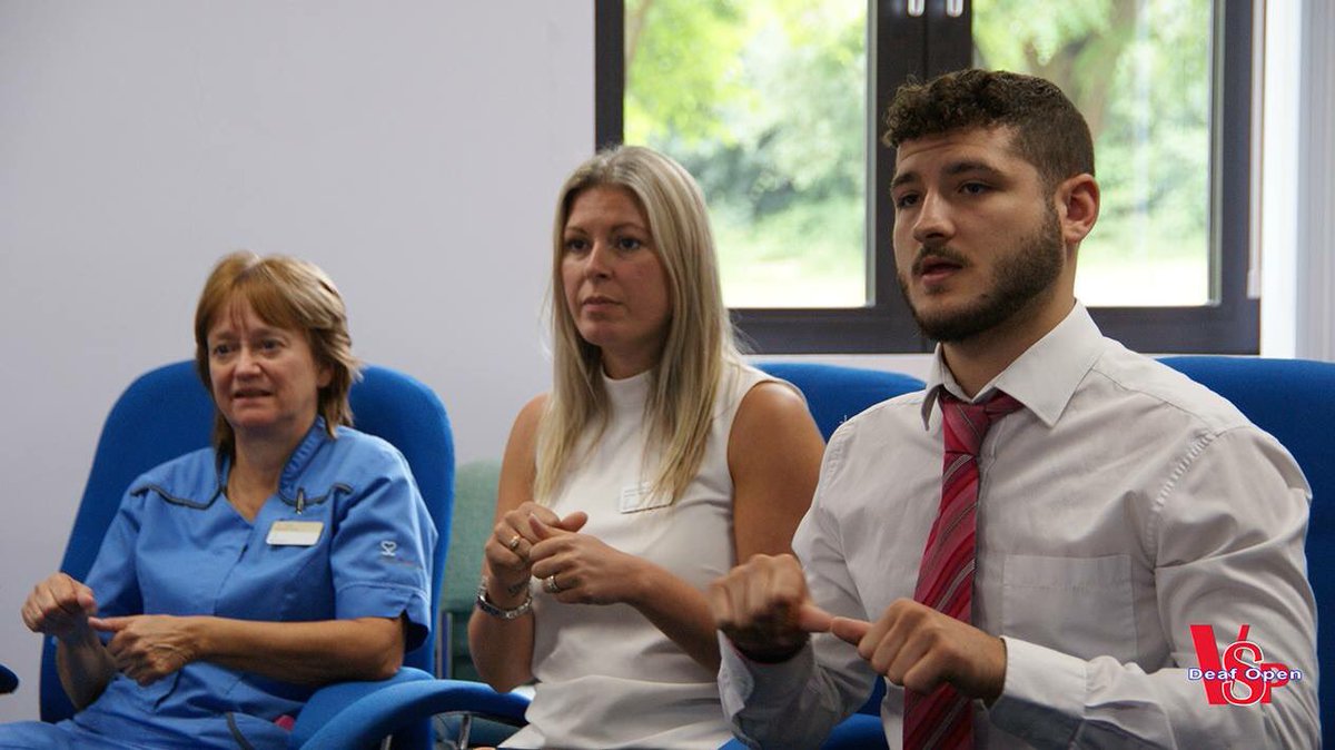 vspdeafopen1's tweet image. I enjoyed teaching Basic BSL to some of the staff at Spire London East Hospital. The flowers and wine were a beautiful gift to our team, thank you! 
They are looking forward to meeting some deaf patients In the future.