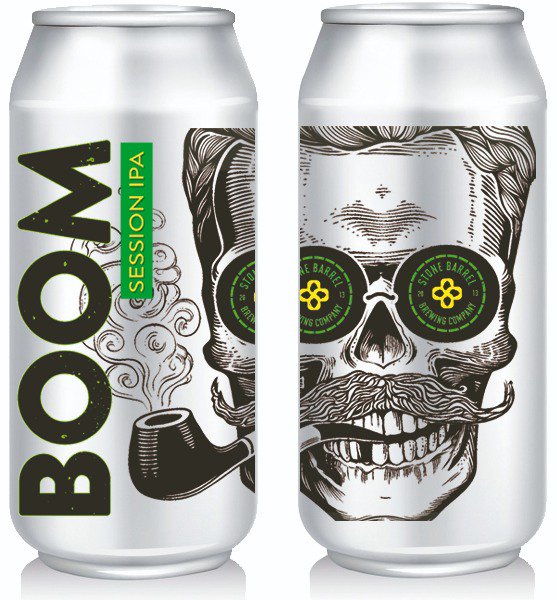 stonebarrelbrew's tweet photo. 3 years ago we said Boom would be savage in cans. Well, here it is. Canning on Saturday and available in 440ml cans from next week #stonebarrel https://t.co/PeZpnrumZT