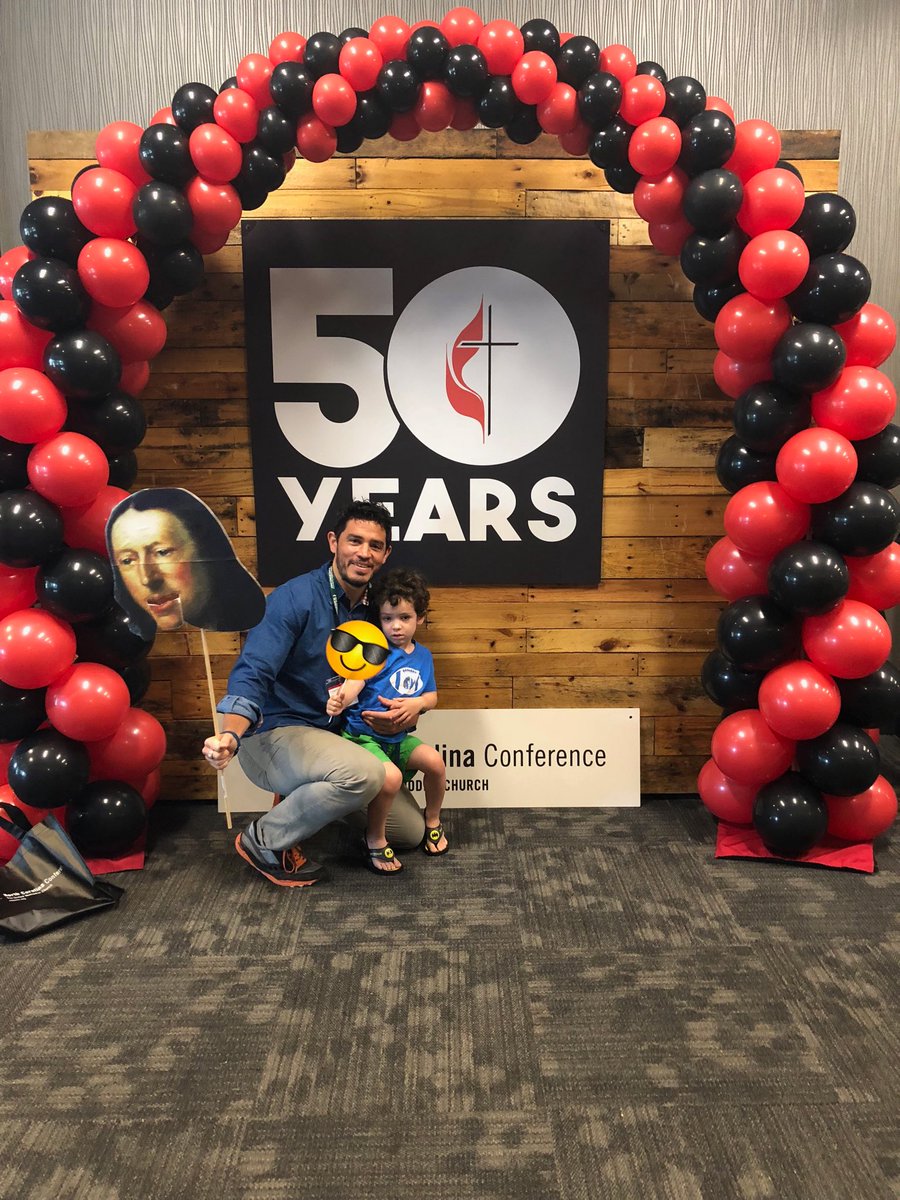 papasmurfvegas's tweet photo. @nccumc Excited to be at #nccac18 with my son. He’s saving his energy for #ACKids. Happy 50th birthday #UMC. I’m always hoping and praying for a miracle, here. https://t.co/QGxTf6K2gg