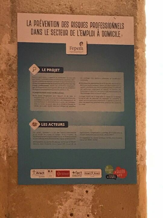 FepemOccitanie's tweet photo. Merci à l'@AractOccitanie pour l'invitation à la #SQVT2018 dans un cadre propice aux rencontres et échanges et à l'@Anact_ pour son soutien dans les projets liés à l'amélioration des conditions de travail et la prévention des risques professionnels dans l' #EmploiaDomicile https://t.co/9LqWO9WDwn