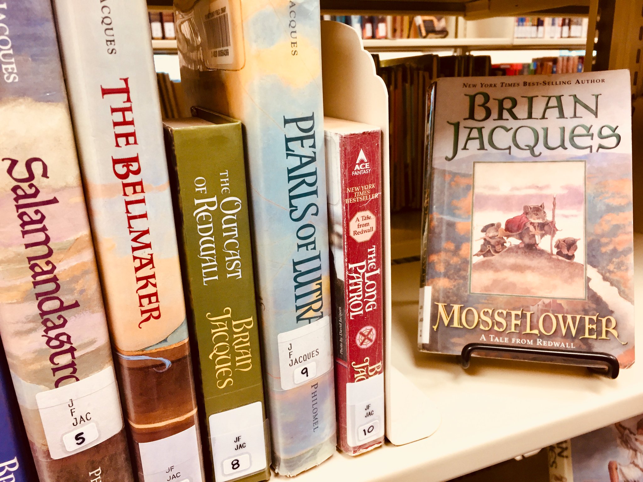 Happy birthday to beloved series author Brian Jacques!   