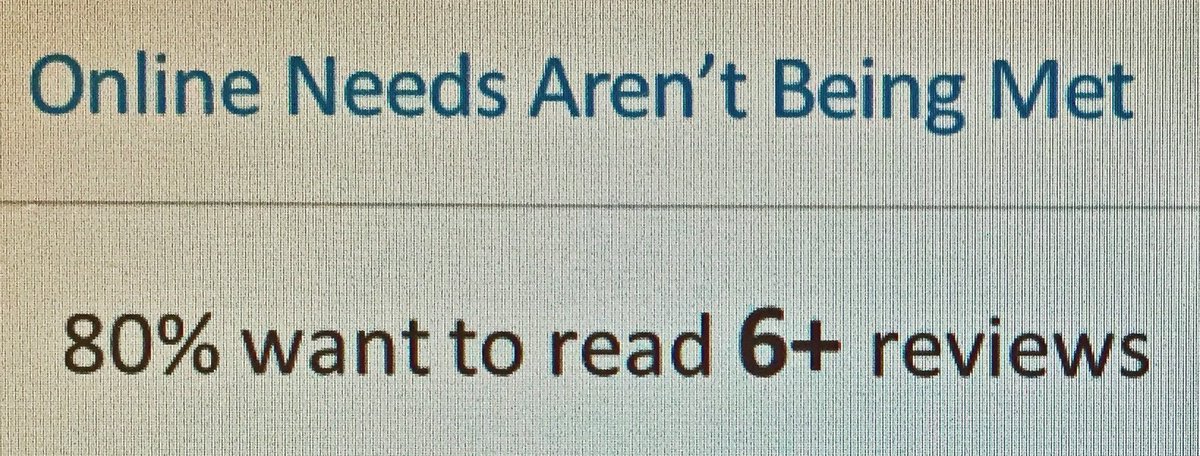 kathyfred's tweet image. @LindsayNeese - Provider online reviews are not being met. 80% of patients want to read 6 or more reviews. #repcom