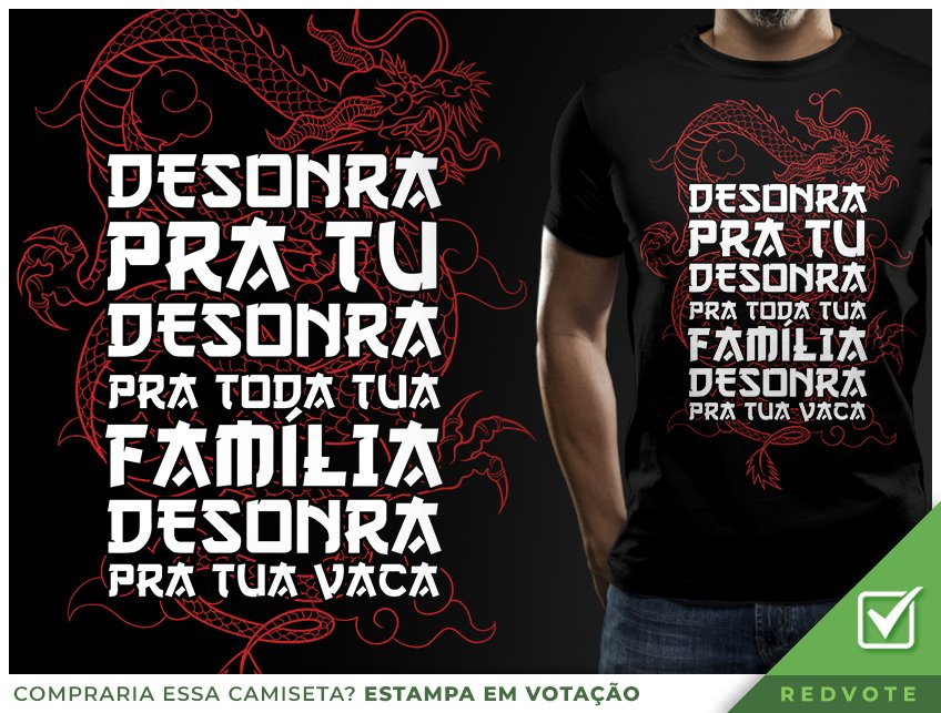 camiseta mushu desonra