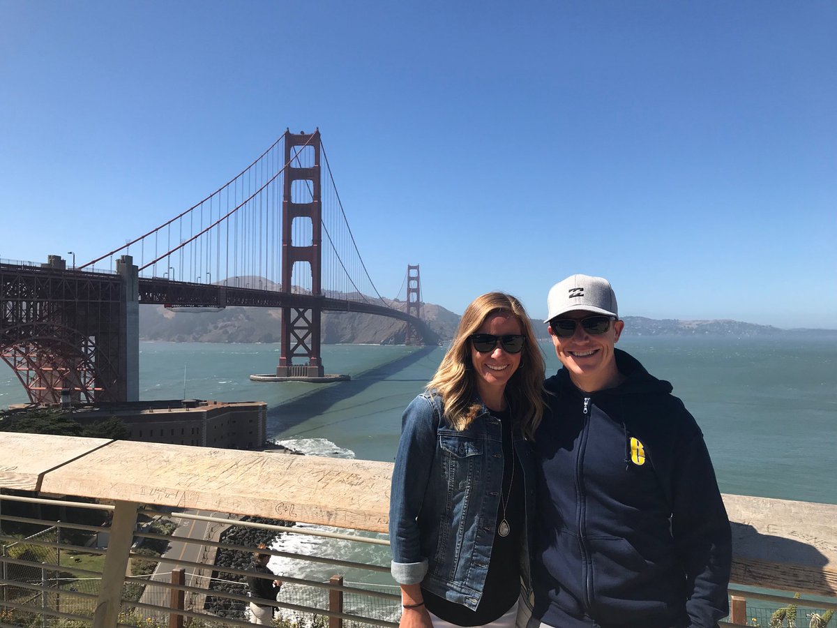RaiderRod's tweet photo. Happy 10th Anniversary to my daughter Amanda &amp; son-in-law Jonathon back in #carmelin Here they are in the Bay Area, as well as Napa Valley to celebrate their special day! Great wedding memories! Cheers to J&amp;A Burns! #loveyou https://t.co/fZZk9O8ef3