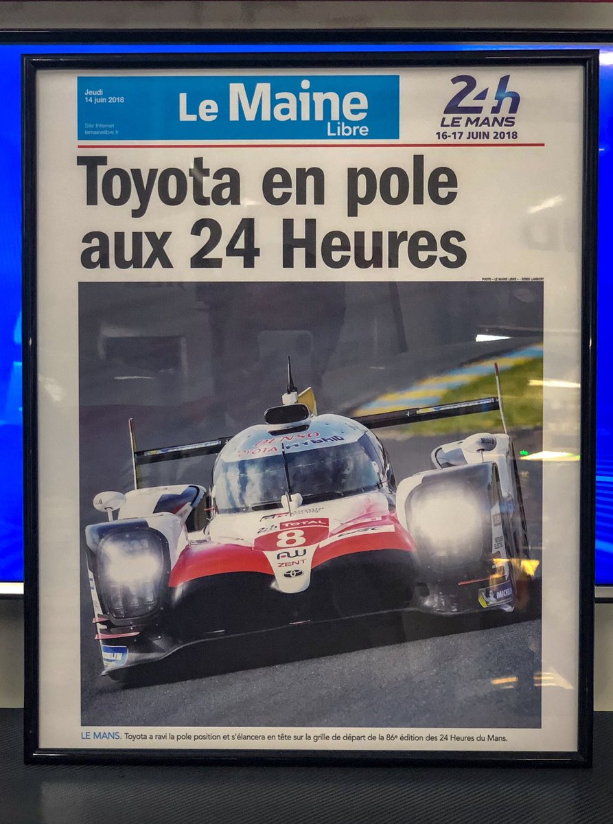 中嶋一貴選手（@kazuki_info）が記録したタイムでTS050 HYBRID 8号車が