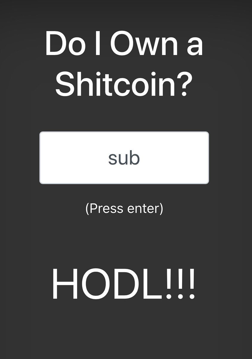 LROCKNYC's tweet image. Even doiownashitcoin.com knows $SUB is the future. #HODL #NeutralNetWithSub