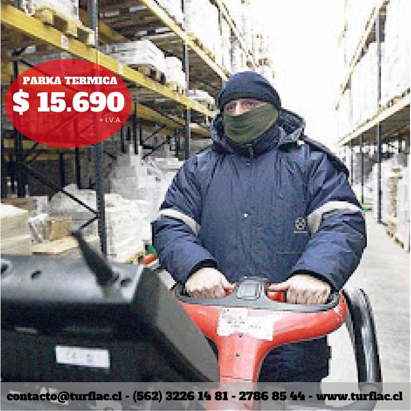 turflac's tweet photo. #TURFLAC #PARKATERMICA Parka de Trabajo Térmica - Repelente al agua, Resistente a bajas temperaturas, 100% poliéster, Tela Oxford contacto@turflac.cl (562) 3226 14 81 - 2786 85 44 https://t.co/K34rXLQKhE