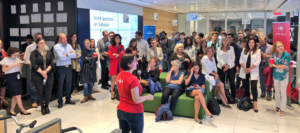 lsirois007's tweet photo. A go on change le monde!! #RDVTechno #cooperathon2018 #HackingHealth #TechnoPolys @DesjardinsLab https://t.co/3bYLmDMHZw