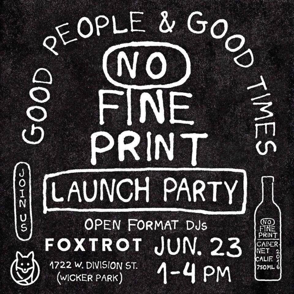 nofineprint's tweet photo. -NEXT SAT JUNE 23-
@ 🦊  Foxtrot Market - Wicker Park 🦊 

Come and grab a FREE taste of No Fine Print, FREE merchandise, FREE wine glasses, FREE eats &amp; more FREE STUFF. 

🍷 OH YEAH, BUY ONE NO FINE PRINT, GET ONE FREE 🍷

We are just getting started.
https://t.co/7TYjOijJ8C https://t.co/bdhNd29wcC