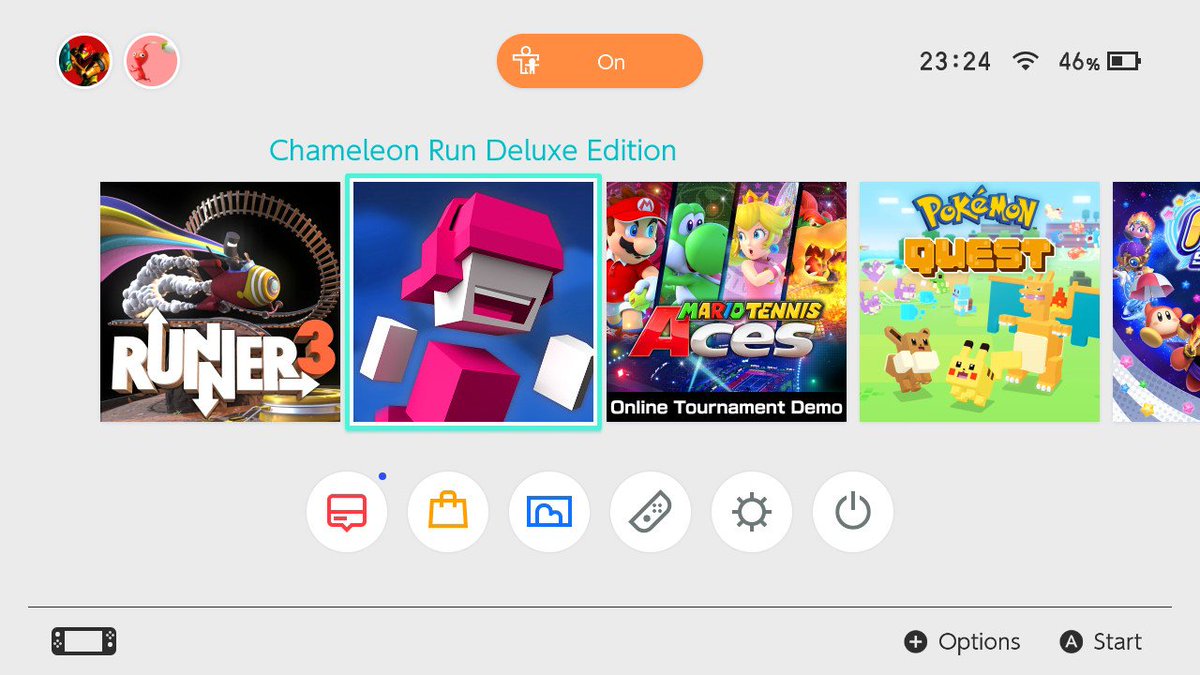 zelgaris's tweet photo. Thanks @Split82 for #ChameleonRun and @eb42 for porting it to #NintendoSwitch
Already did my civic duty ;) https://t.co/CMB7n2BhrW