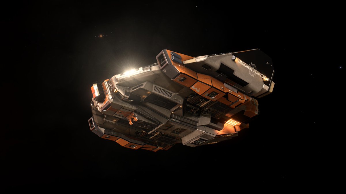 Northlander74's tweet photo. Let the Community Goals begin! #DayOne #Top10Percent #OmicronHorizon #Type9 #EliteDangerous #PS4share https://t.co/TDcbrspdAE