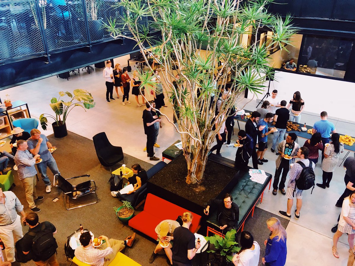 aRatInBrooklyn's tweet photo. It’s a balmy summer evening and @DowntownBklyn is celebrating with a #MakeItinBK Summer Meetup hosted by @NewLab and the Tech Fancy Release Party #techfancy #brooklynnavyyard #brooklynstartups https://t.co/3inPqcN5xX