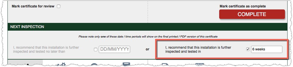 electraform's tweet image. Optional re-test dates now available with electraform. Either choose a particular date in the future, or manually enter a value (such as 6 weeks for example). Only one option will print btw. #electraform