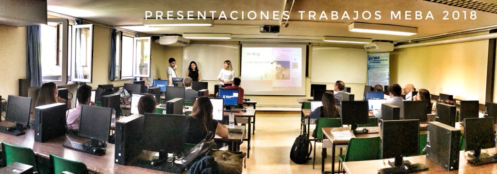MeBAunizar's tweet photo. Hoy día de presentaciones de trabajos en el #masterpropio del #meba en @FECEM_unizar de @unizar ... intensa tarde https://t.co/GeUhctLoXP