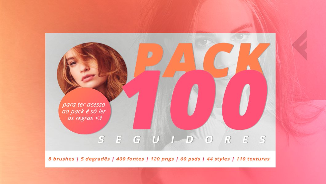 fetishdsgn's tweet image. Em agradecimento pelos 100 seguidores, fiz um pack com vários materiais excelentes e que são usados por mim. Para ter acesso é só seguir algumas regras:
- Nos seguir
- Fav e rt aqui
- Mandar por dm um print de que você fez isso
Espero que gostem, pq foi feito com muito amor &amp;lt;3