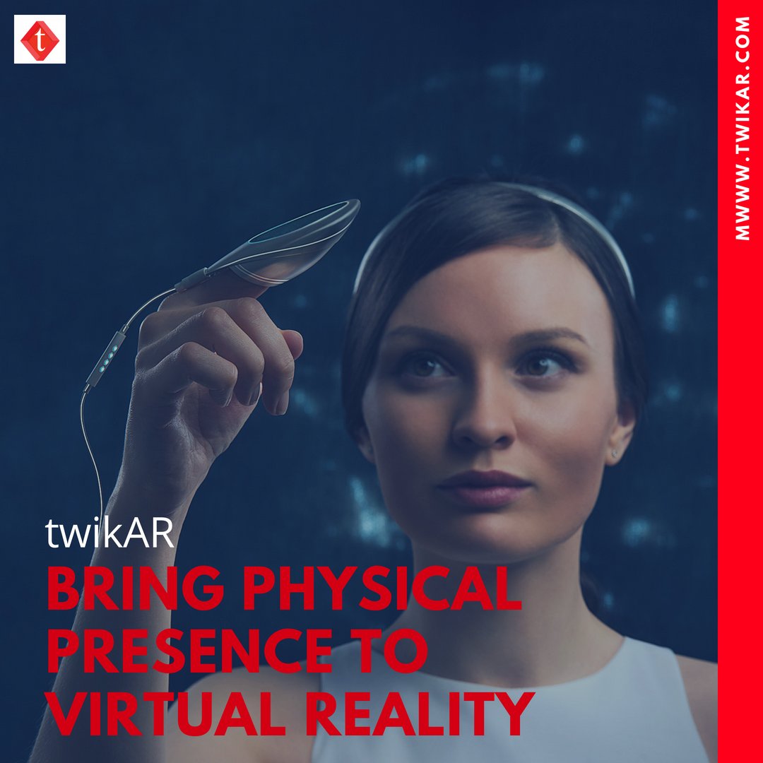 _twikAR's tweet photo. twikAR is a company that provides #VirtualReality and 
#AugmentedReality technology to brands to ensure #HigherProductivity “We are dedicated to create solutions of the highest standards to help your brand interact with its audience in an innovative and path breaking way.” https://t.co/RhQs3a9bzh