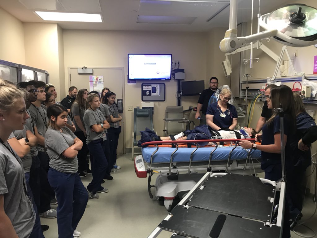 ArFB's tweet image. A simulated, but very authentic trauma  experience highlighted the day for Texarkana M*A*S*H camp students today. They took part in the real-life scenario as a young man with serious injuries was med-flighted to a local hospital and treated. #LifeNet #exploringcareersinmedicine
