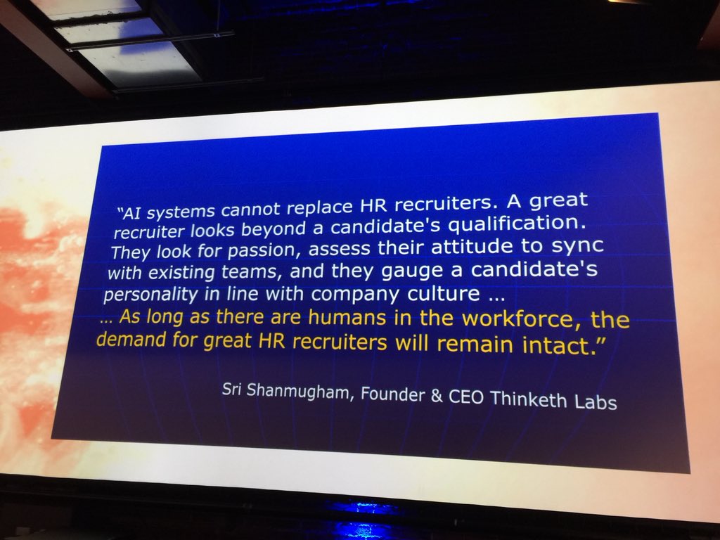 RAEricksonPhD's tweet image. Can AI take our jobs? Via @PeterWeddle #RecruitingAutomation