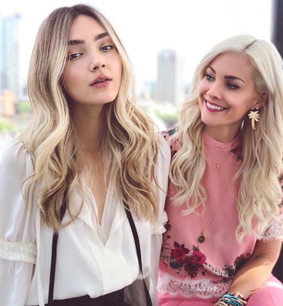 sarahpotempa's tweet image. Admiring the beautiful blonde color created today at the global launch of @WellaPro #kolestonperfect in London 🙌🏼 #askforwella #wellapassionistas