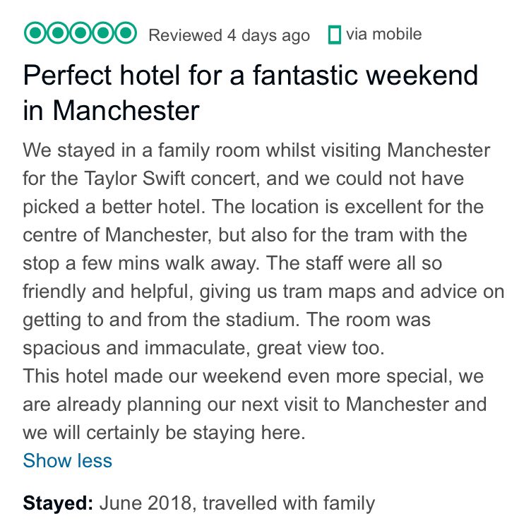 Last 3 trip advisor reviews 5🌟👊Manchester’s very busy weekend didn’t stop this 5🌟 team <a href="/MCR_CentralPI/">MCRCentral</a> <a href="/AndyFr4ncis/">AndyFr4ncis</a> <a href="/SDEBDD/">simon ewins</a> <a href="/NickSmethurst1/">Nick Smethurst</a>